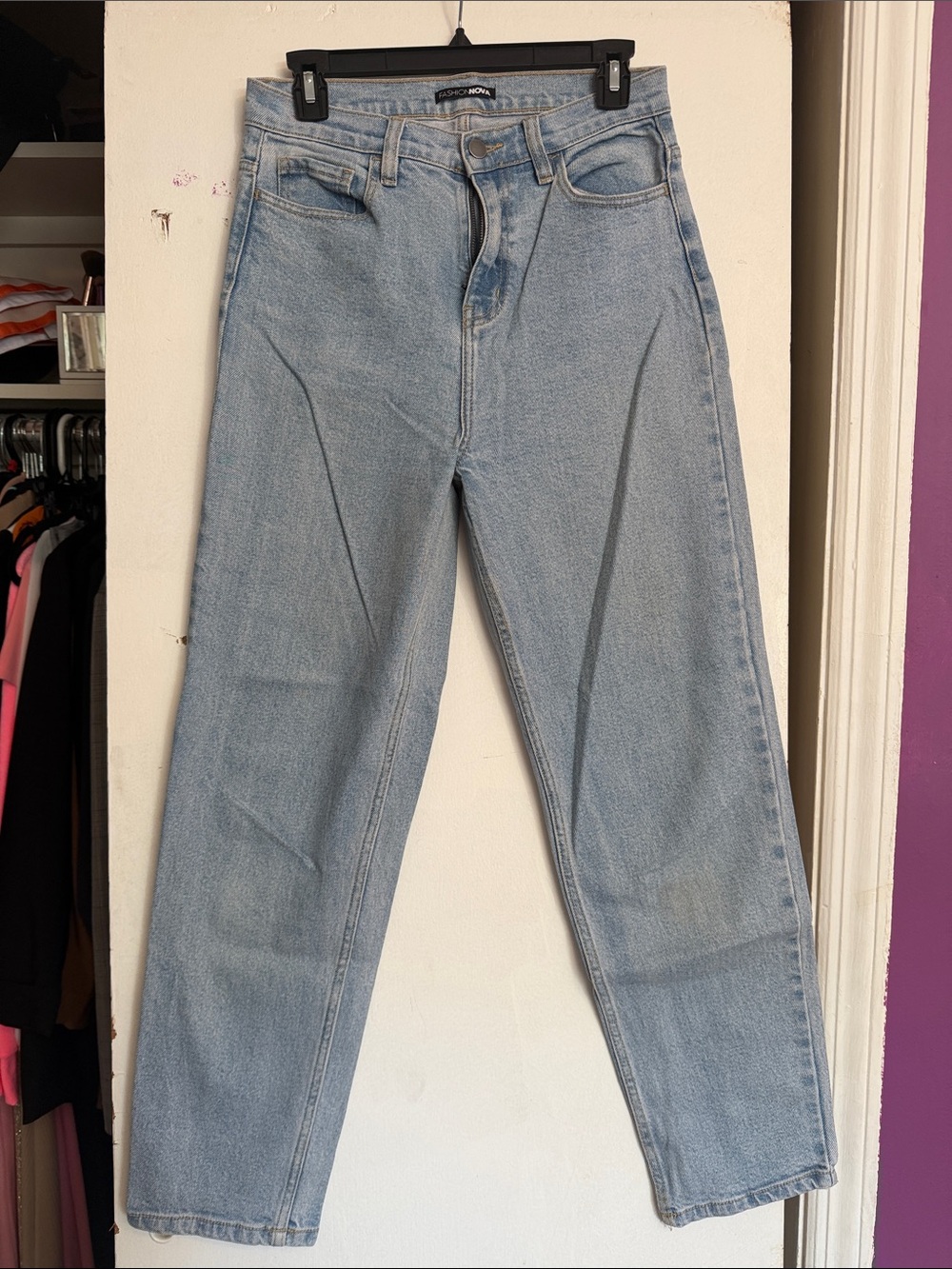 Fashion Nova Light Wash Denim Jeans